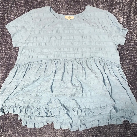 entro Tops - short sleeve blue top